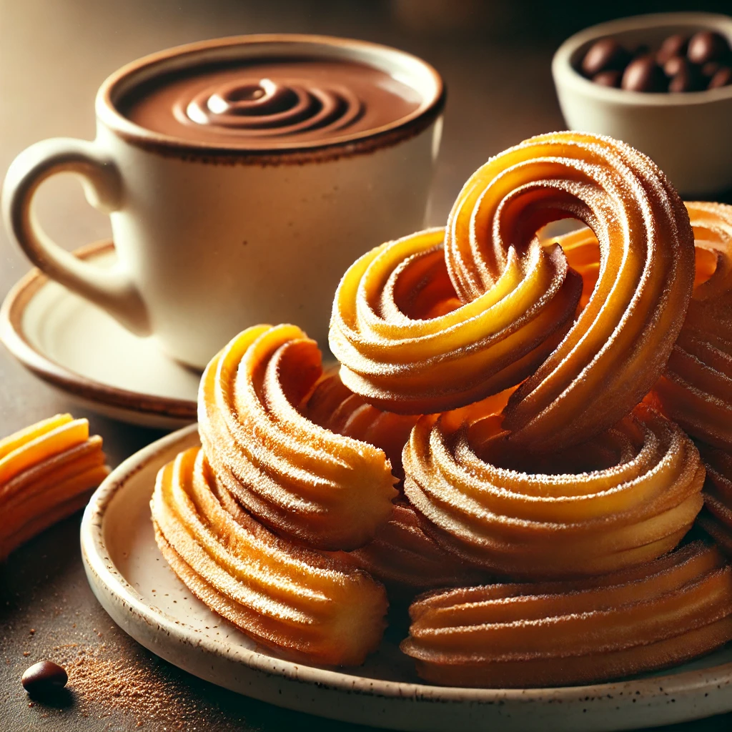 西班牙必買零食：Churros with Chocolate (西班牙油條巧克力)