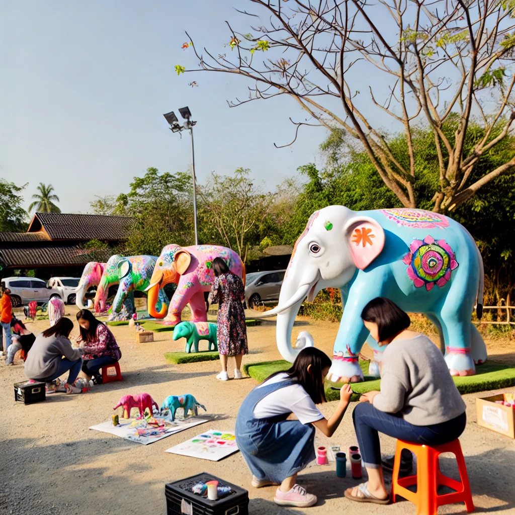 清邁打卡熱點3. Elephant Parade Land