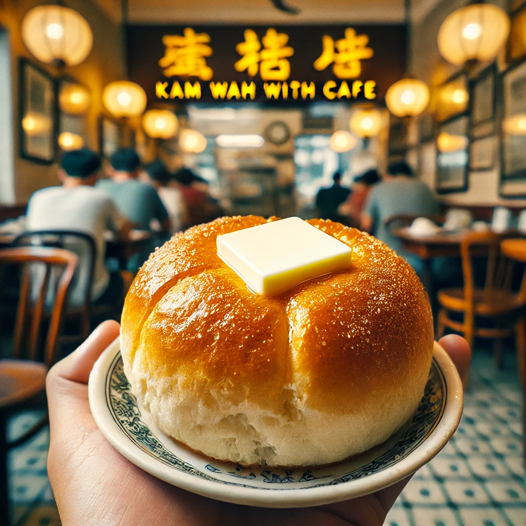 香港必吃茶餐廳金華冰廳的招牌「菠蘿油」